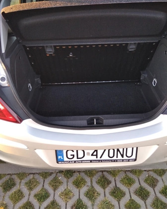 Opel Corsa cena 17800 przebieg: 190000, rok produkcji 2013 z Gdańsk małe 29